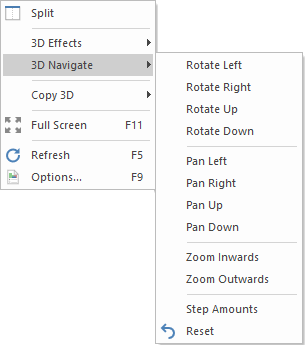 3D Navigate Menu